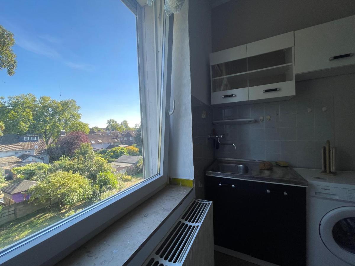 דיסבורג 1 Schlafenzimmer 1 Whonzimmer Waschmaschine Trockner Maximum 4Personen Rheinhausen Center Appartement 1705 מראה חיצוני תמונה